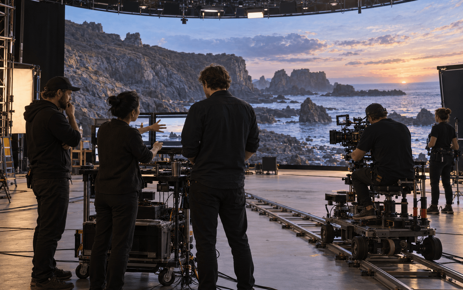 Иллюстрация к материалу «Почему ILM получила Emmy за интерфейс: главный урок StageCraft для виртуального продакшна»