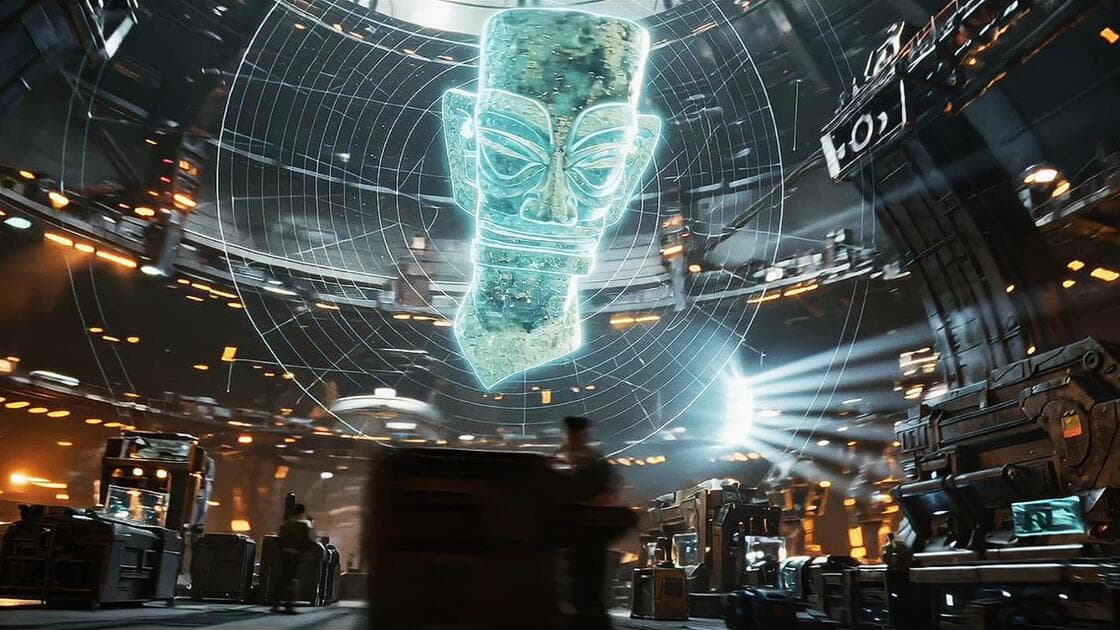Иллюстрация к материалу «Первый полнометражный AI-фильм выходит в прокат: что «Саньсиндуй» меняет в продакшне»