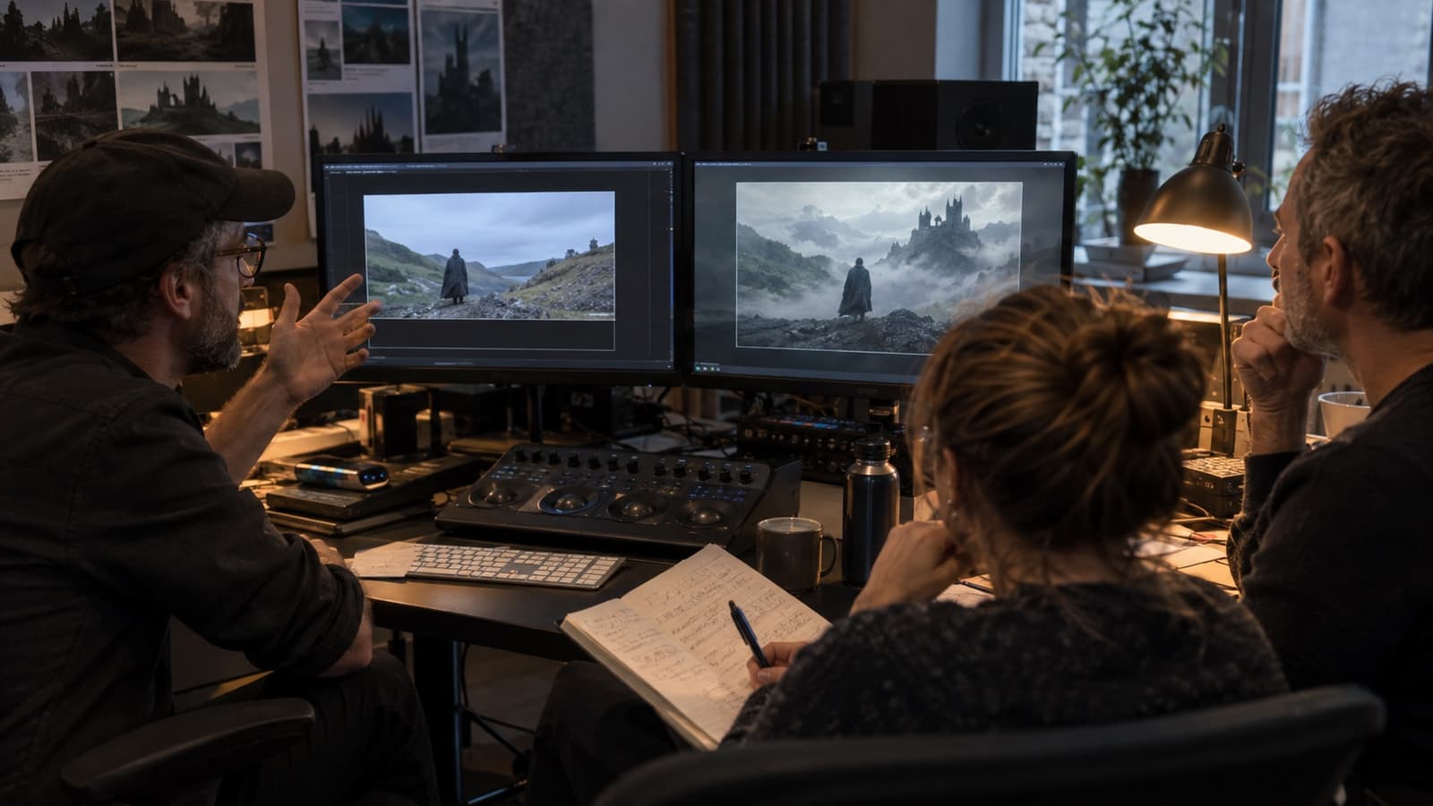 Визуальная иллюстрация к материалу «AI-трейлер за 19 дней: как The Thorne Protocol объединил живую съемку и генеративные миры»